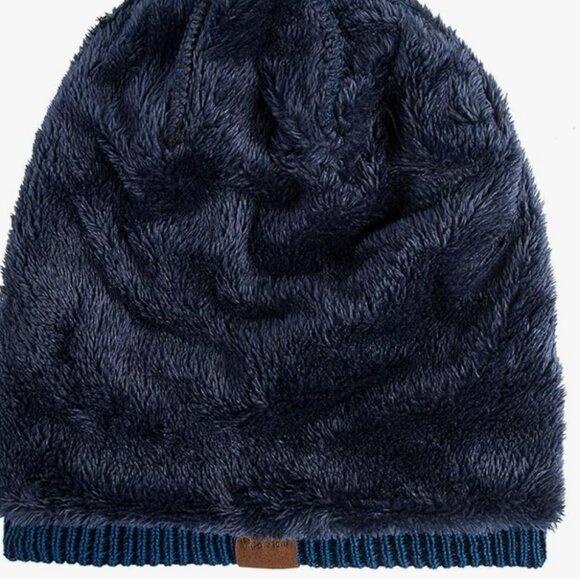 REDESS Beanie Hat for Men and Women Winter Warm Knit Slouchy Blue - Picture 5 of 5